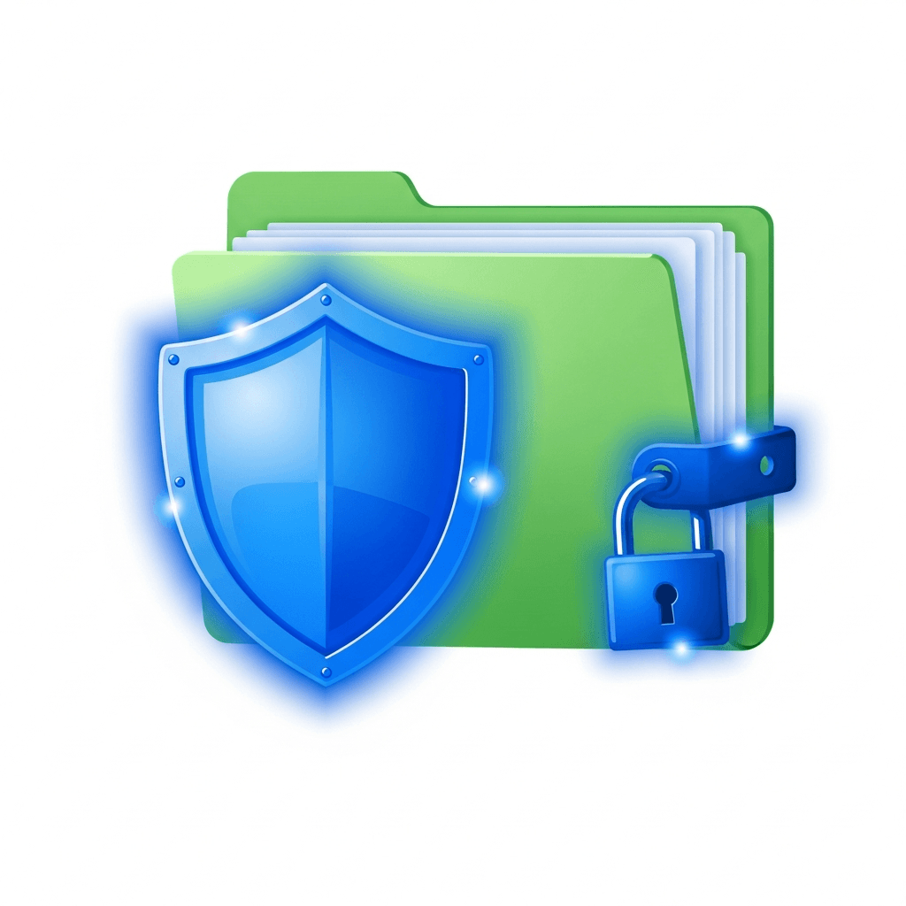 Bouclier protégeant les données médicales sécurisées